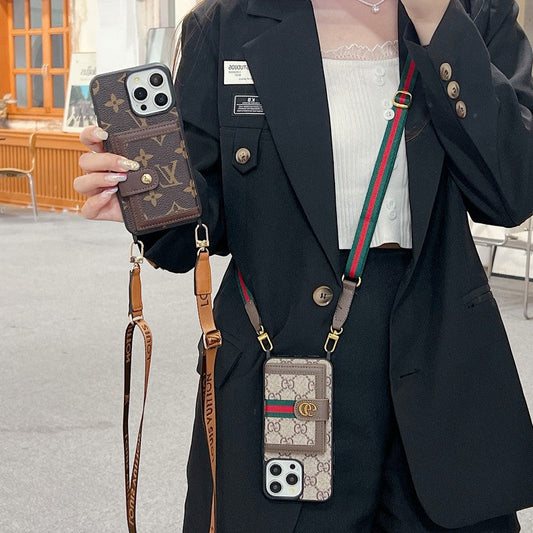 Premium Card Bag Crossbody pouzdro na iPhone