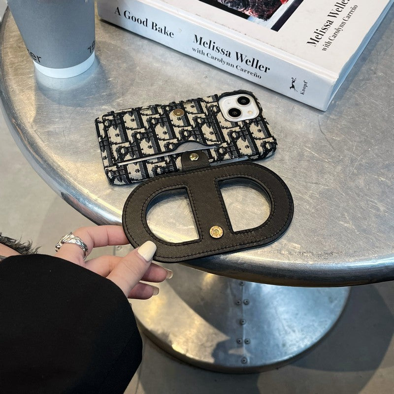 Fashion Bracket Card Bag Puzdro na iPhone