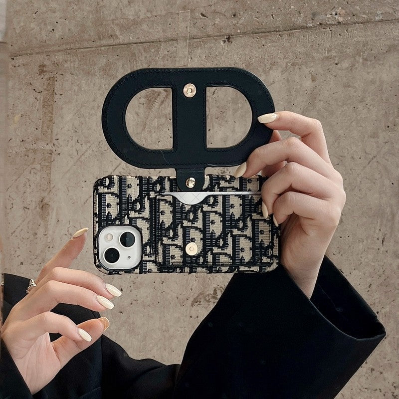 Fashion Bracket Card Bag Puzdro na iPhone