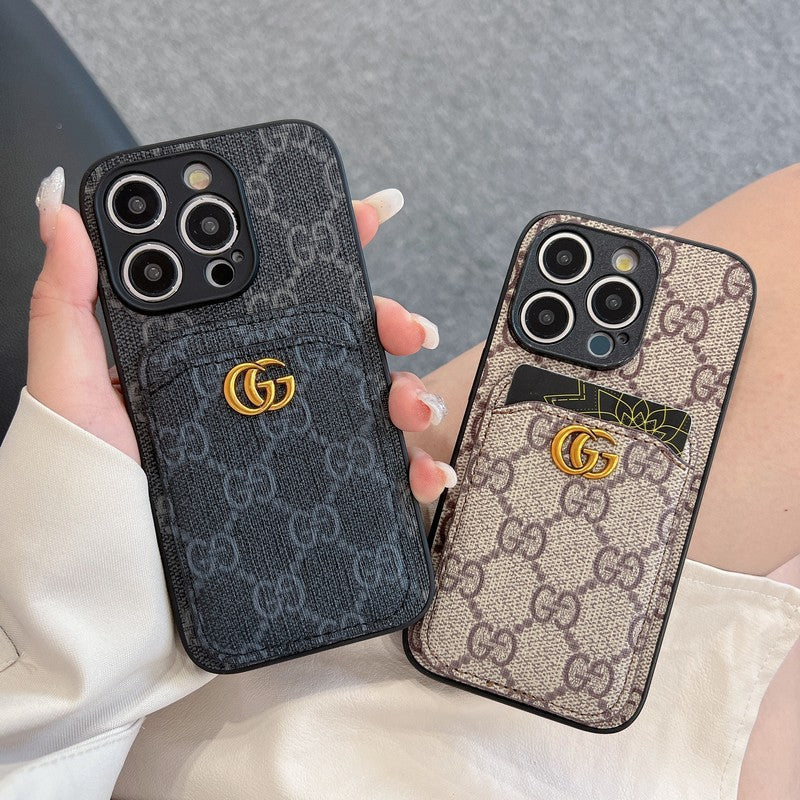 Premium Kaarttas Klassiek iPhone-hoesje