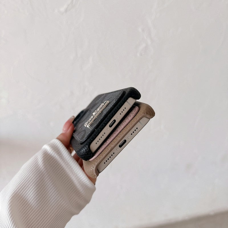 Klasické pouzdro na karty, kožené pouzdro na iPhone