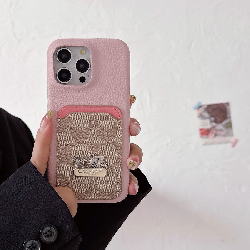Klasické pouzdro na karty, kožené pouzdro na iPhone