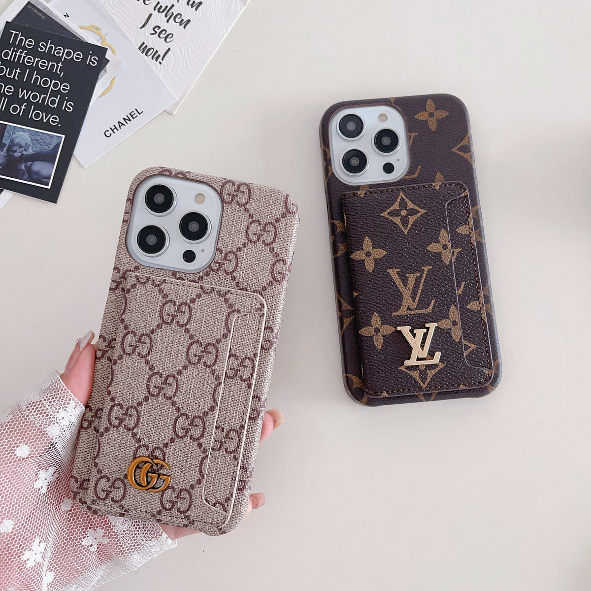 プレミアムカードホルダーiPhoneケース