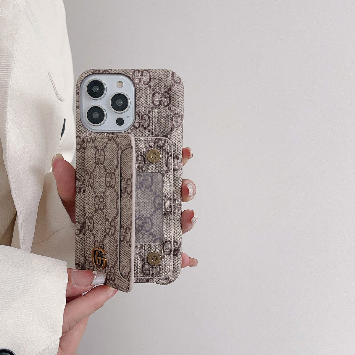 プレミアムカードホルダーiPhoneケース