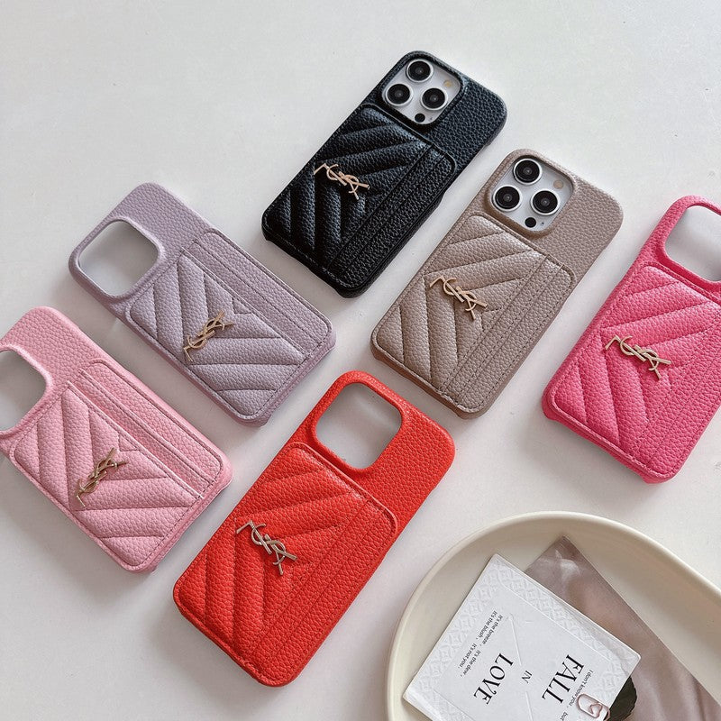 セイント カードバッグ レザー iPhone ケース
