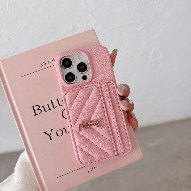 セイント カードバッグ レザー iPhone ケース