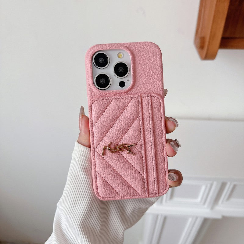 セイント カードバッグ レザー iPhone ケース