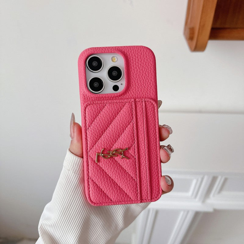 セイント カードバッグ レザー iPhone ケース