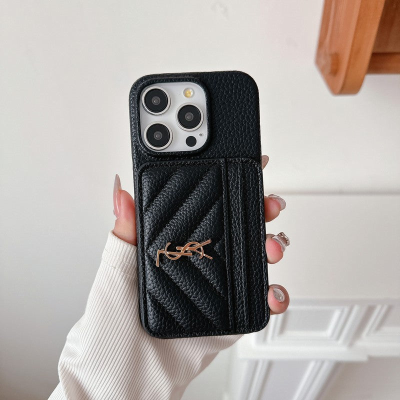 セイント カードバッグ レザー iPhone ケース