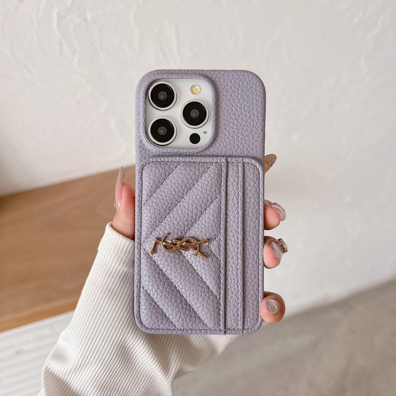セイント カードバッグ レザー iPhone ケース