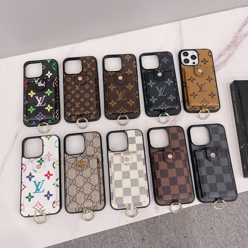 高級カードバッグ クラシックカラー iPhone ケース