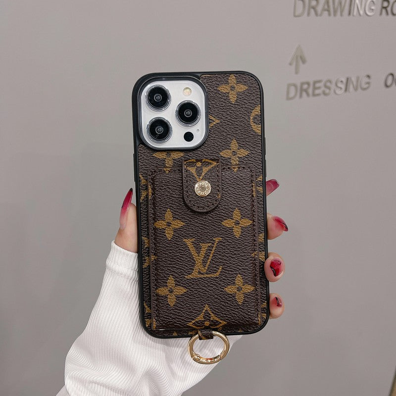 高級カードバッグ クラシックカラー iPhone ケース