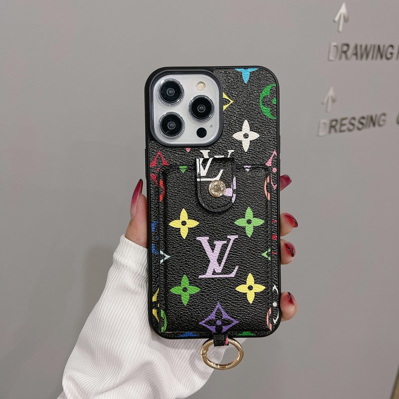 高級カードバッグ クラシックカラー iPhone ケース