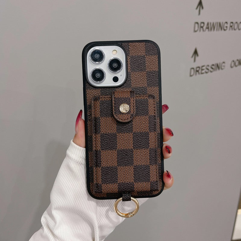 高級カードバッグ クラシックカラー iPhone ケース