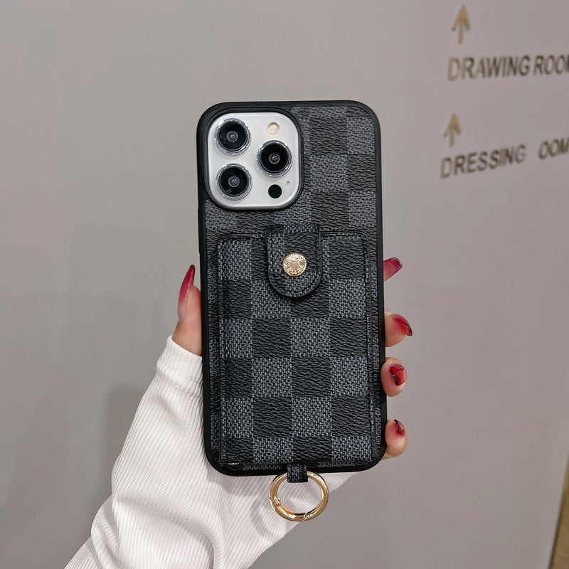 高級カードバッグ クラシックカラー iPhone ケース