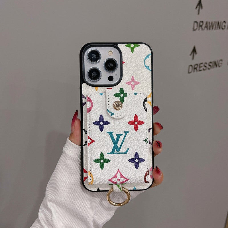 高級カードバッグ クラシックカラー iPhone ケース