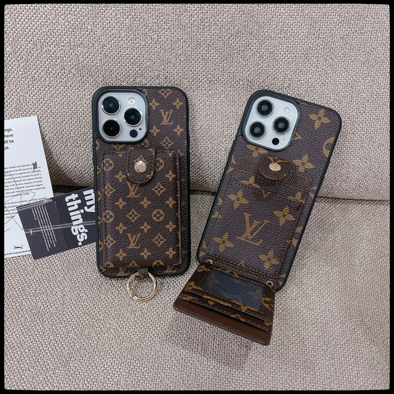 高級カードバッグ クラシックカラー iPhone ケース