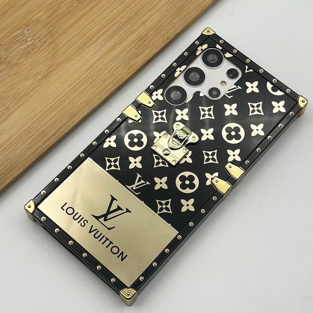 Custodia per bagagliaio di lusso con catena per Samsung Galaxy serie S25/24/23