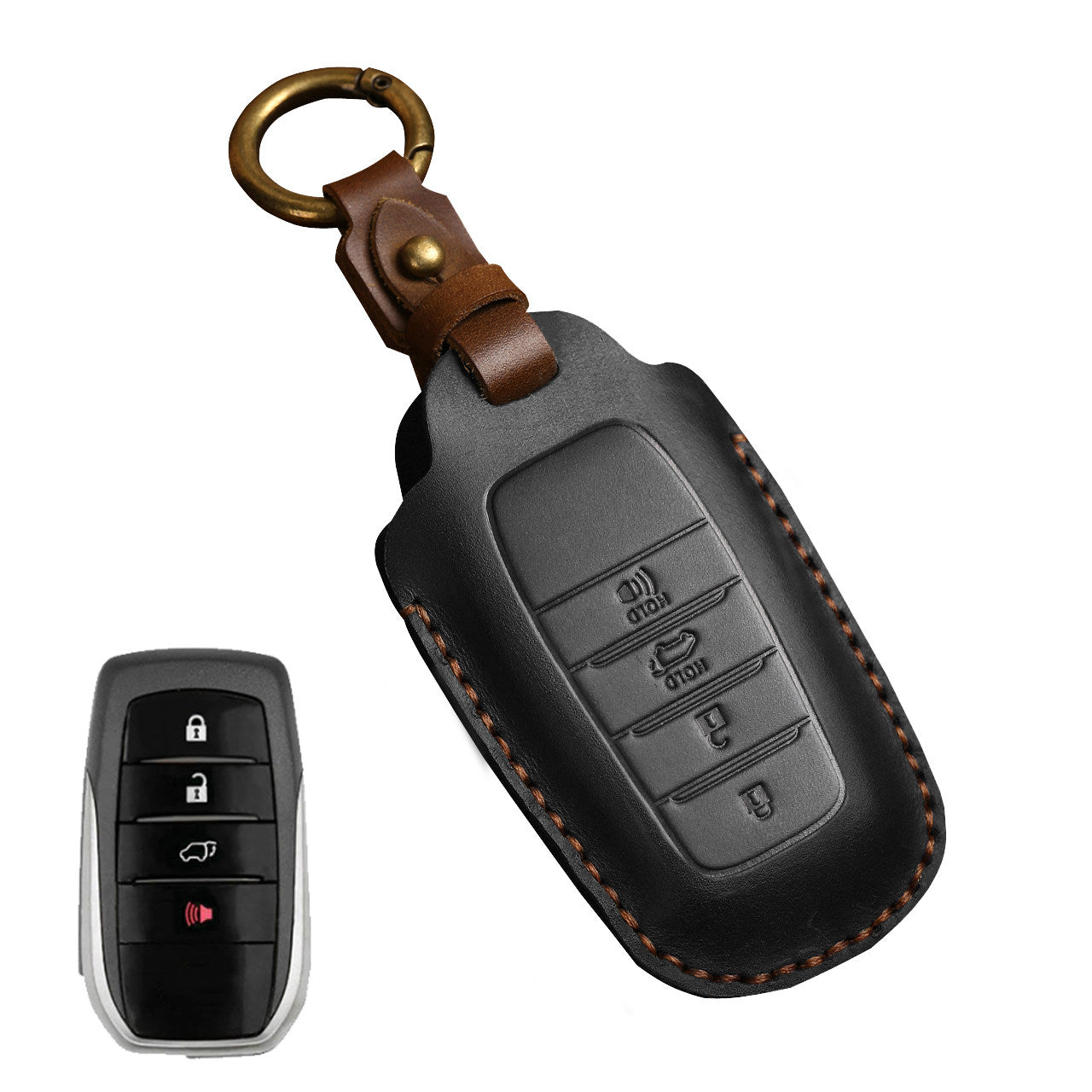 KAKAVY Top Grain Leather Toyota key Case detail image 8