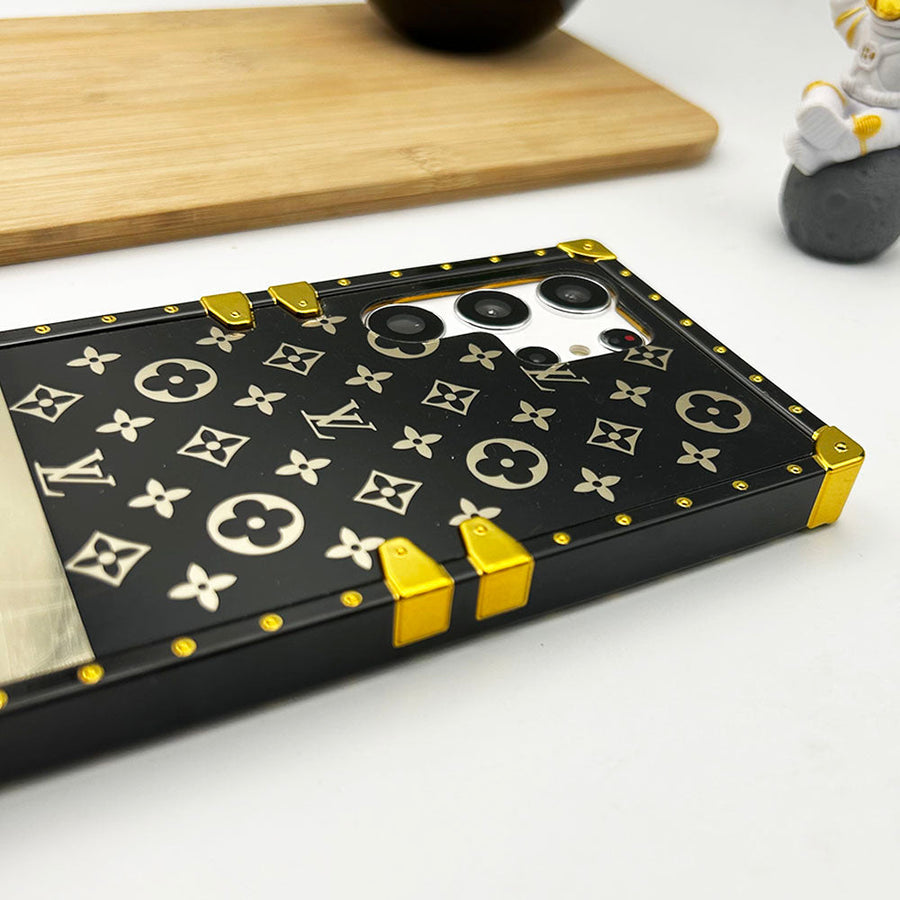 Custodia per bagagliaio di lusso con catena per Samsung Galaxy serie S25/24/23