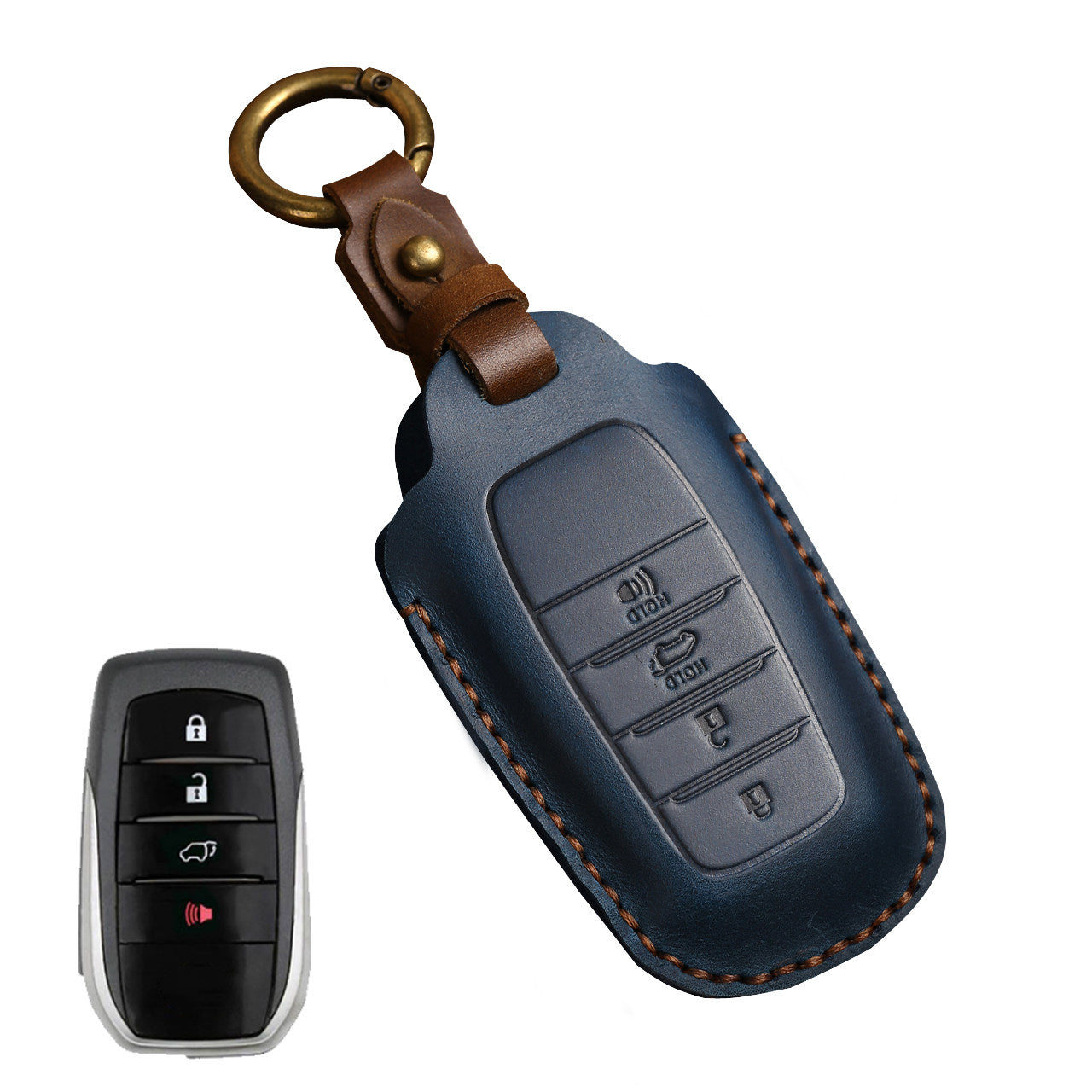 KAKAVY Top Grain Leather Toyota key Case detail image 10