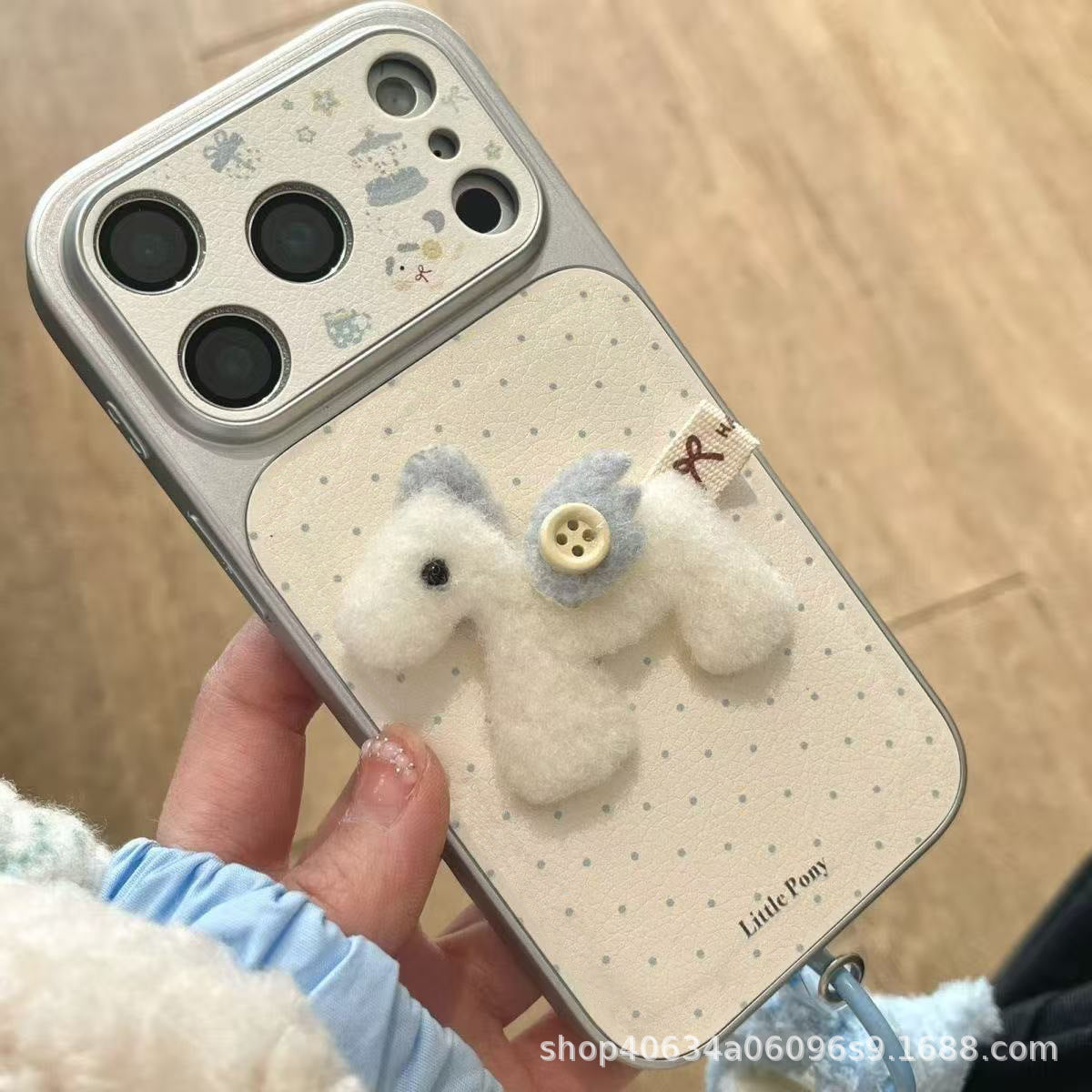 Polka Dot Pony iPhone Case – Cute Luxury Shockproof Soft Cover