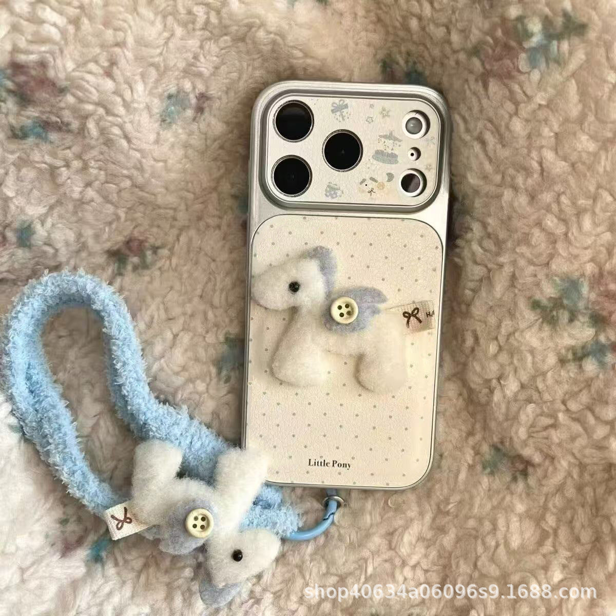 Polka Dot Pony iPhone Case – Cute Luxury Shockproof Soft Cover