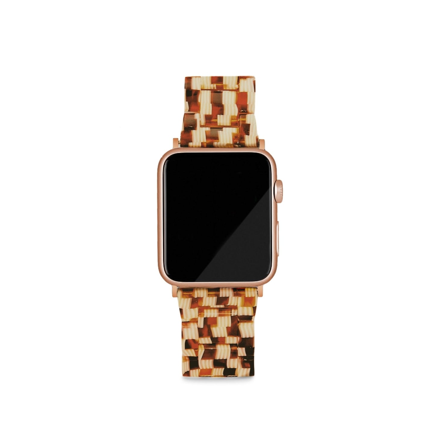 Apple Watch-bandje in de kleur Tortoise Checker