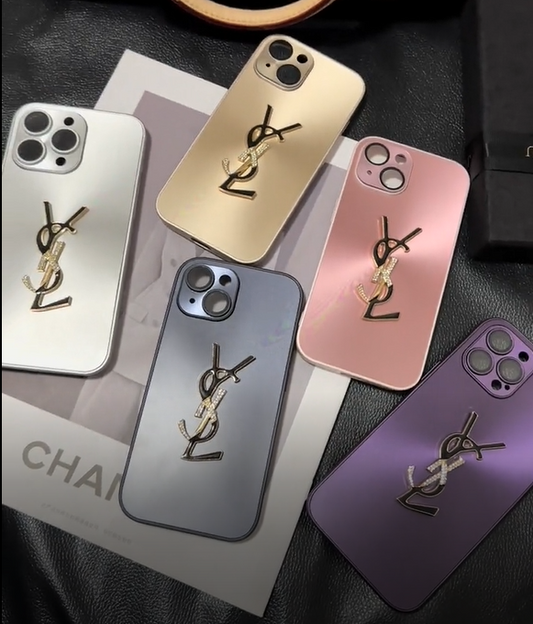 حافظة iPhone أنيقة بشعار Letter Shine x Mono