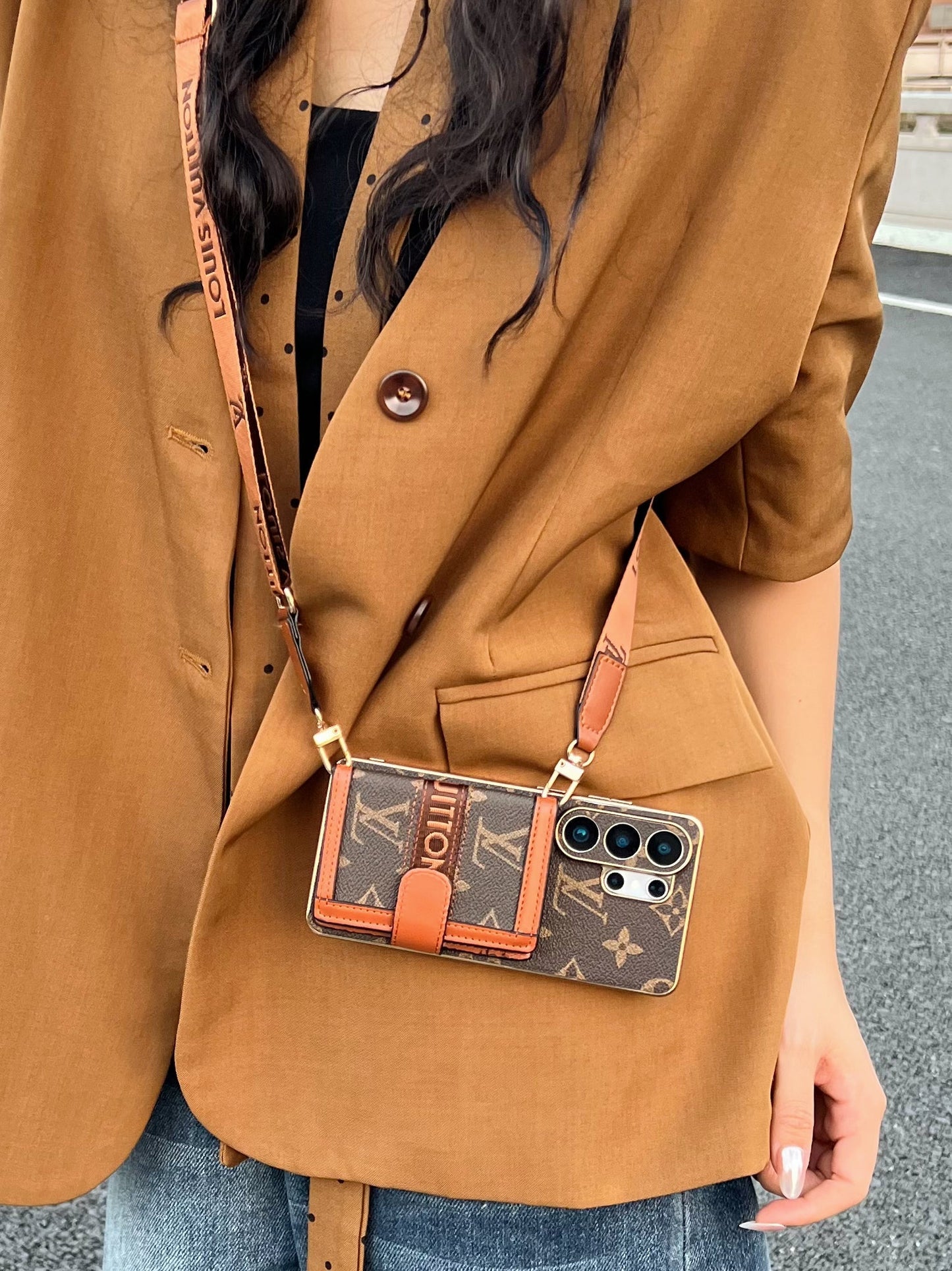 Luxury Samsung Phone Case | Phone & Card Holder in One