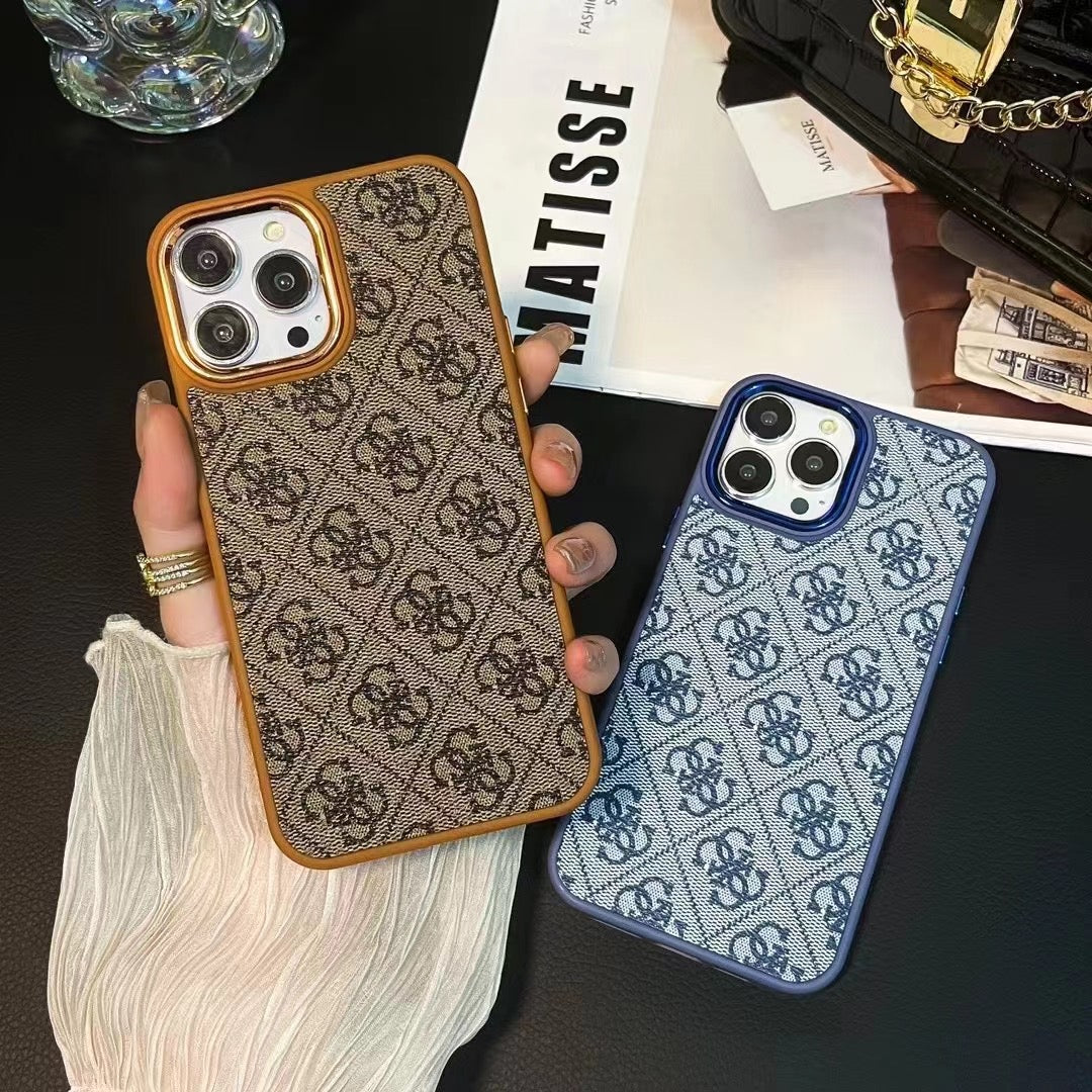 Keltainen Luxury iPhone-kotelo-MD231025