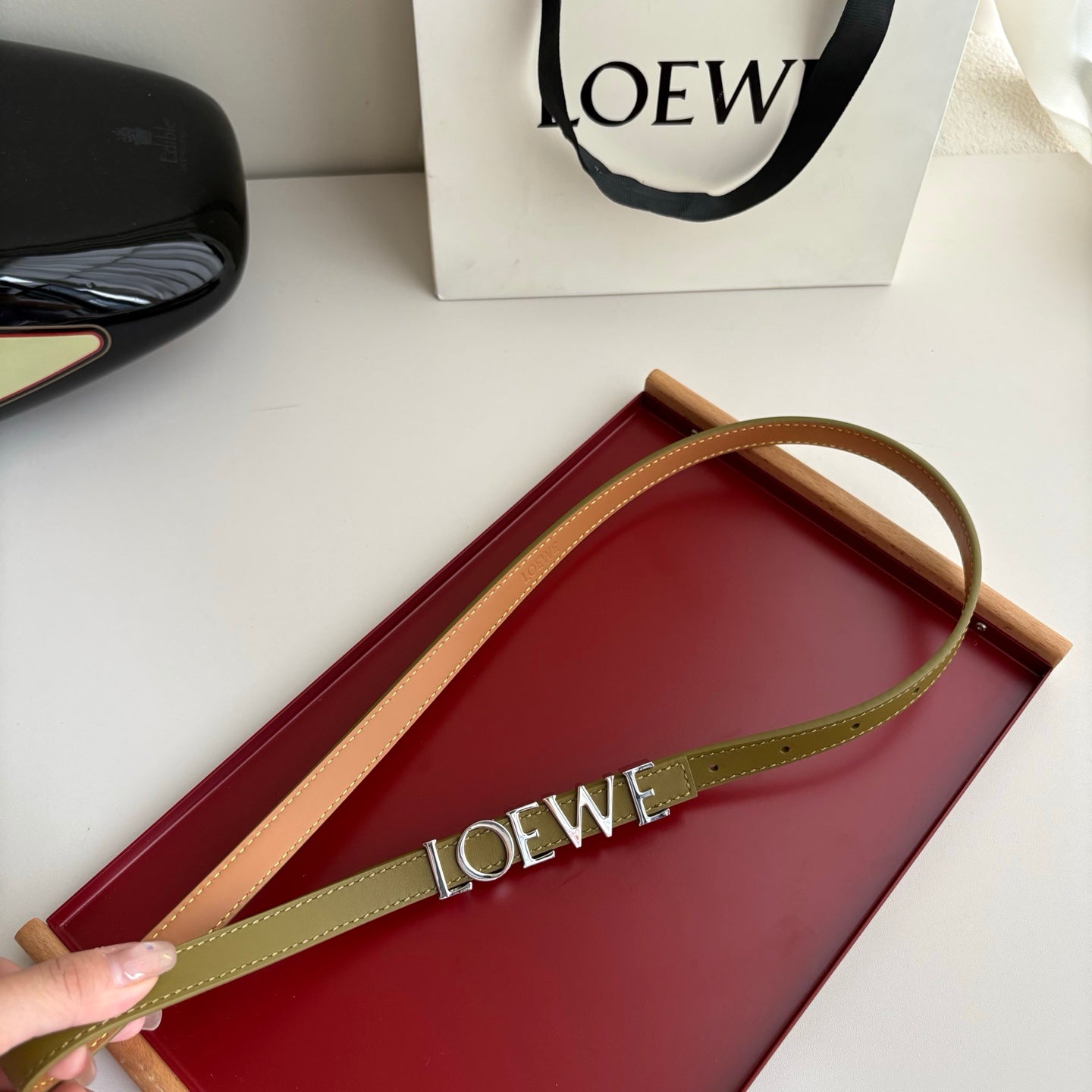 Ceinture en cuir de luxe pour femmes, boucle anagramme, classique, pour robe, jean, pantalon, manteau, décontracté, formel
