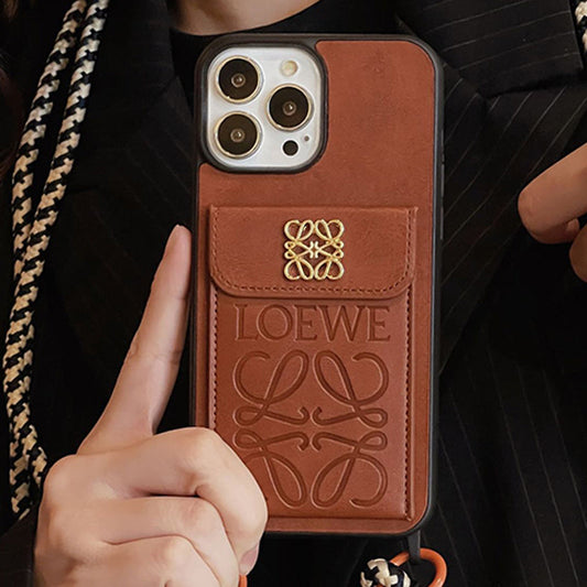Loe Card Holder kožené pouzdro na iPhone