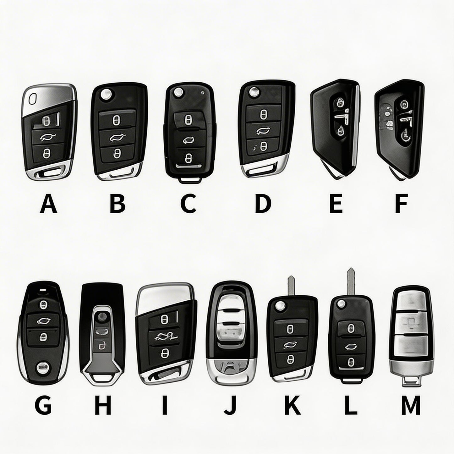 KAKAVY Top Grain Leather Volkswagen key Case detail image 2