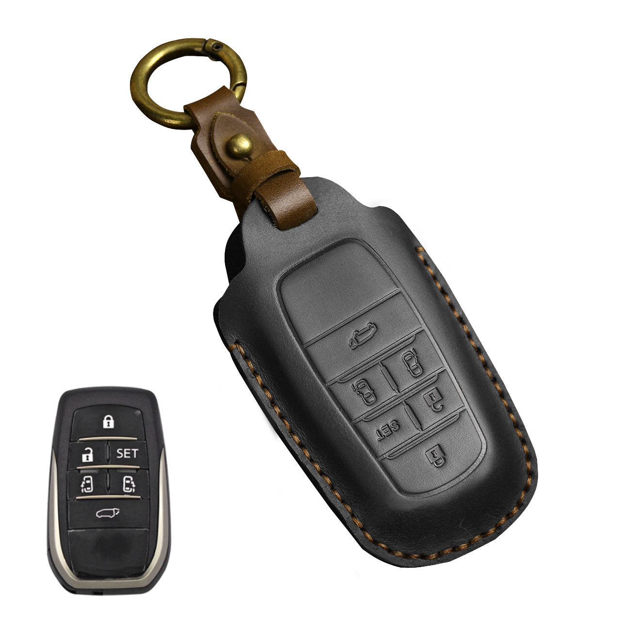 KAKAVY Top Grain Leather Toyota key Case detail image 14