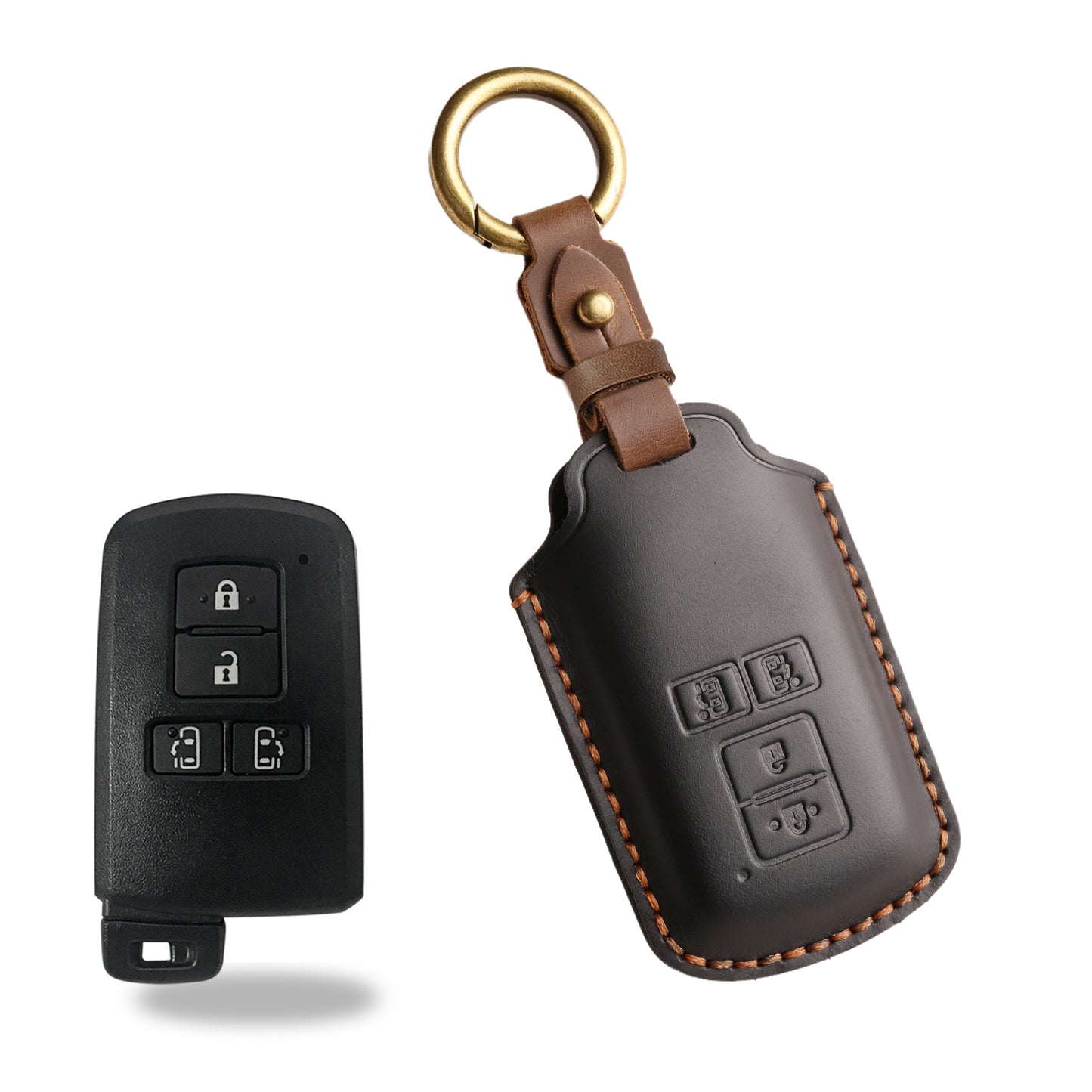 KAKAVY Top Grain Leather Toyota key Case detail image 18