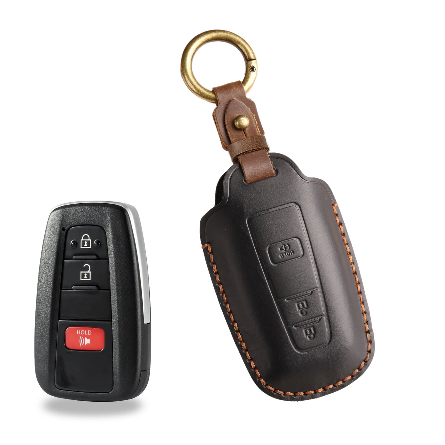 KAKAVY Top Grain Leather Toyota key Case detail image 22