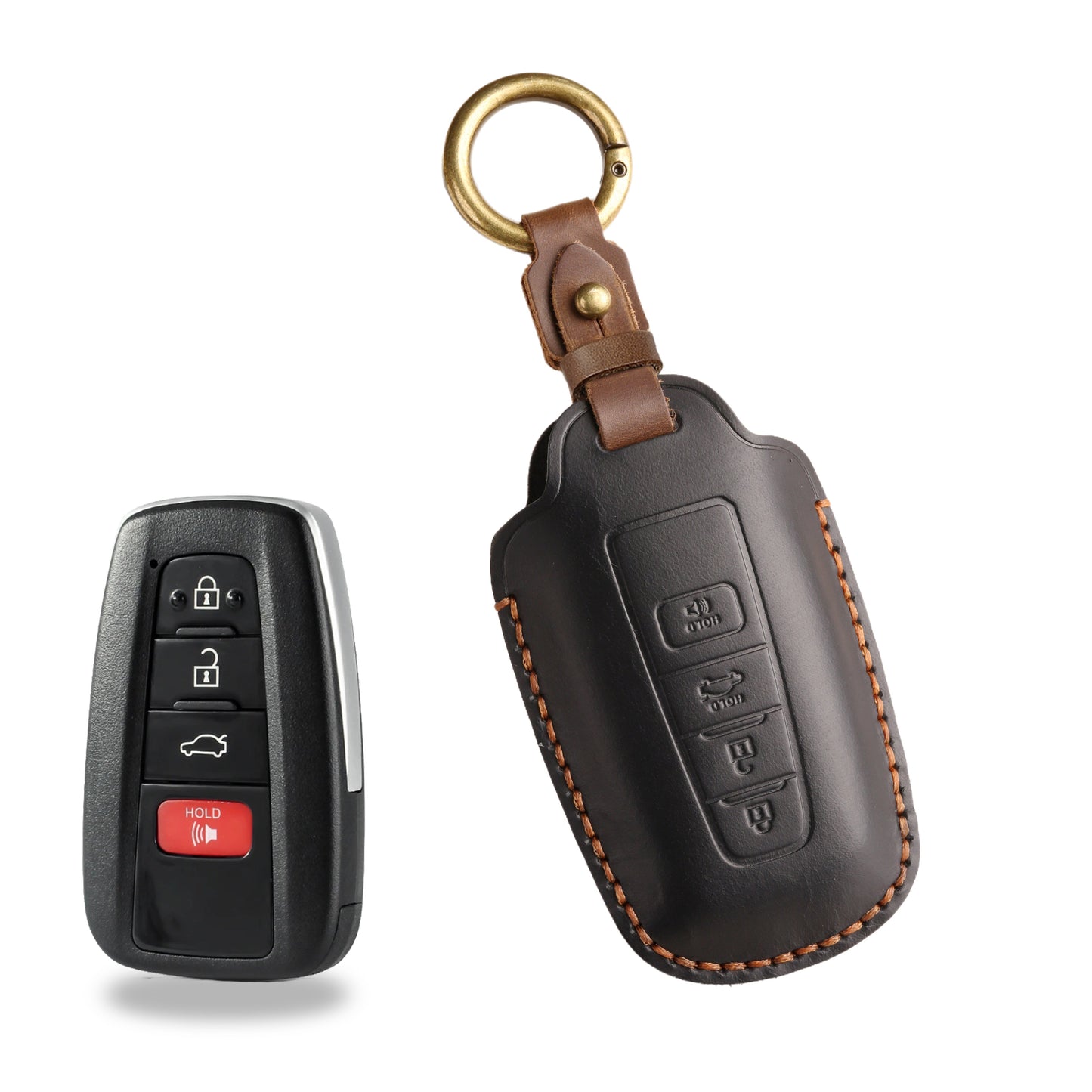KAKAVY Top Grain Leather Toyota key Case detail image 23