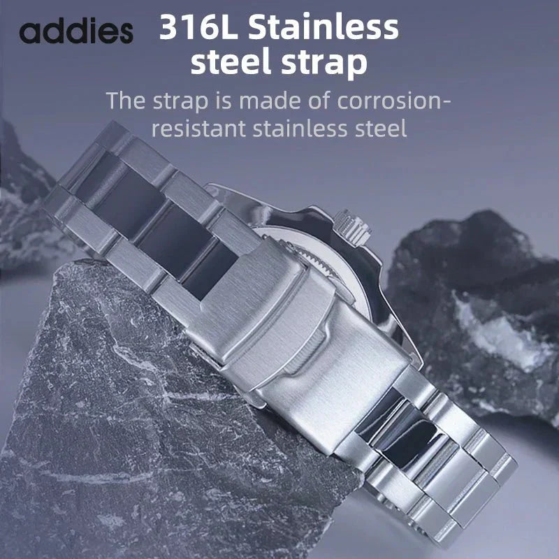 Montre de sport à quartz TitanX Elite pour hommes – Montre de plongée de luxe en acier inoxydable étanche à 30 m | Relation masculine